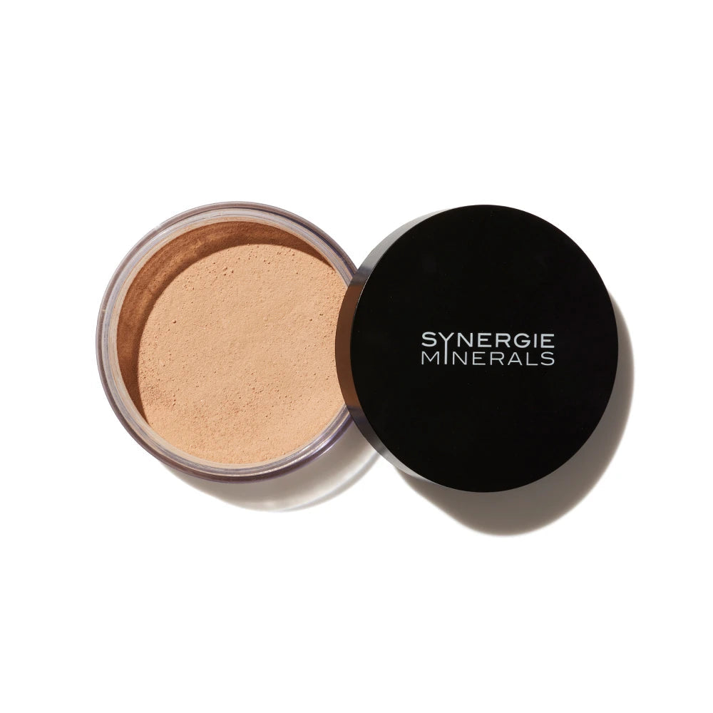 Second Skin Crush SPF40 Loose mineral foundation powder with over 50% zinc oxide and titanium dioxide for broad spectrum sun protection